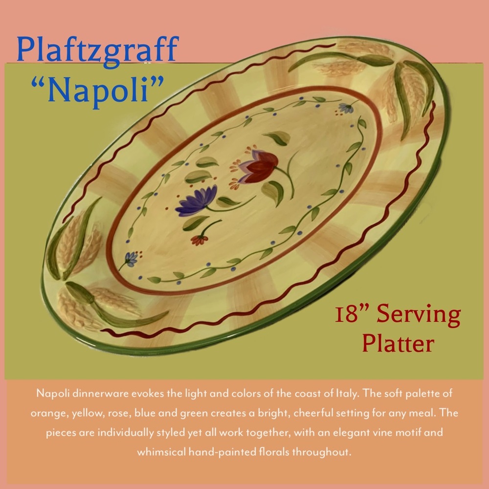 Pfaltzgraff “Napoli” Extra Large Serving Platter